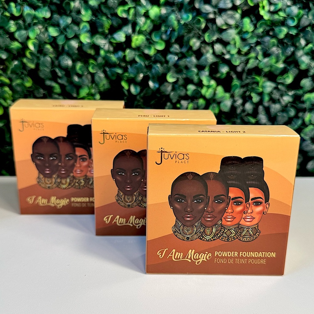 Juvias Place I am Magic Powder Foundation (BUNDLE) NEW